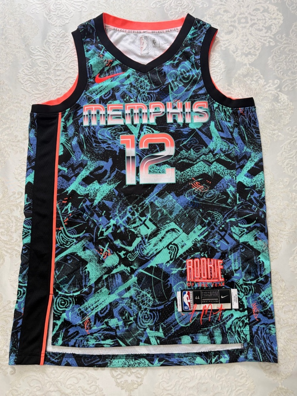 Nike Memphis Grizzlies Ja Morant Rookie Of The Year Basketball Jersey Medium